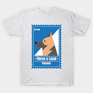 Fierce, Loyal, Forever: German Shepherd Love T-Shirt